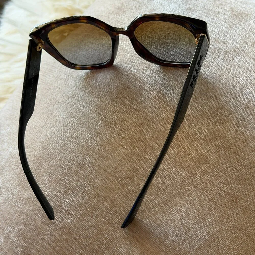 Prada SPR 24X Tortoise Square Sunglasses - Picture 2 of 6